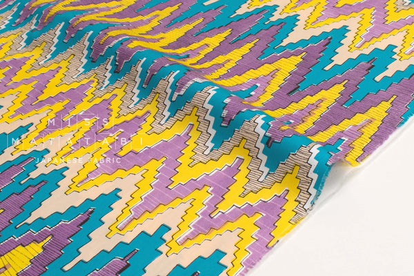 Japanese Fabric Wax Print Style III - B - 50cm