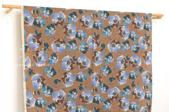 Japanese Fabric Watercolor Belinda Floral Linen Blend - E - 50cm