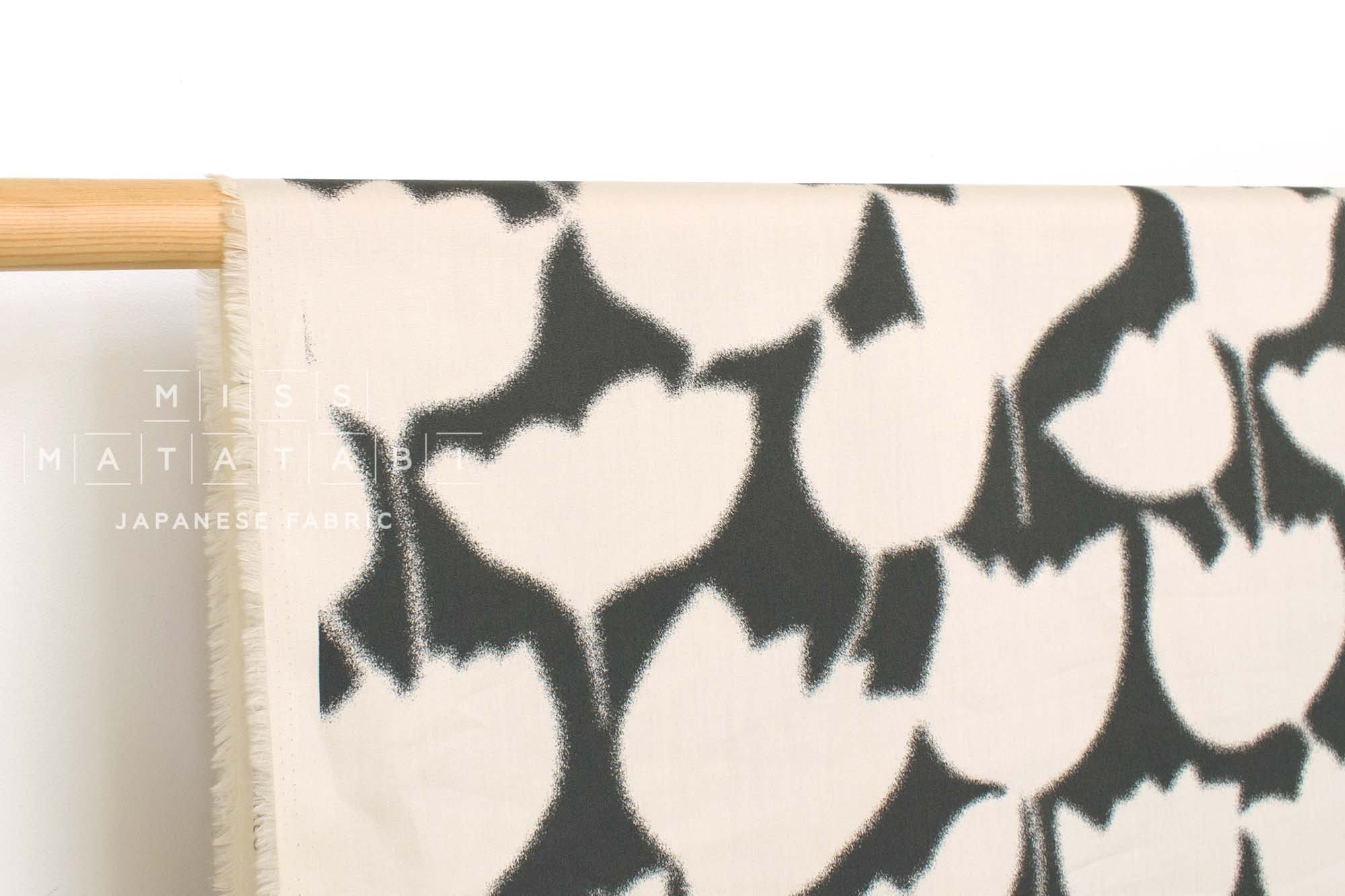 Japanese Fabric Hazy Floral Deadstock - A - 50cm