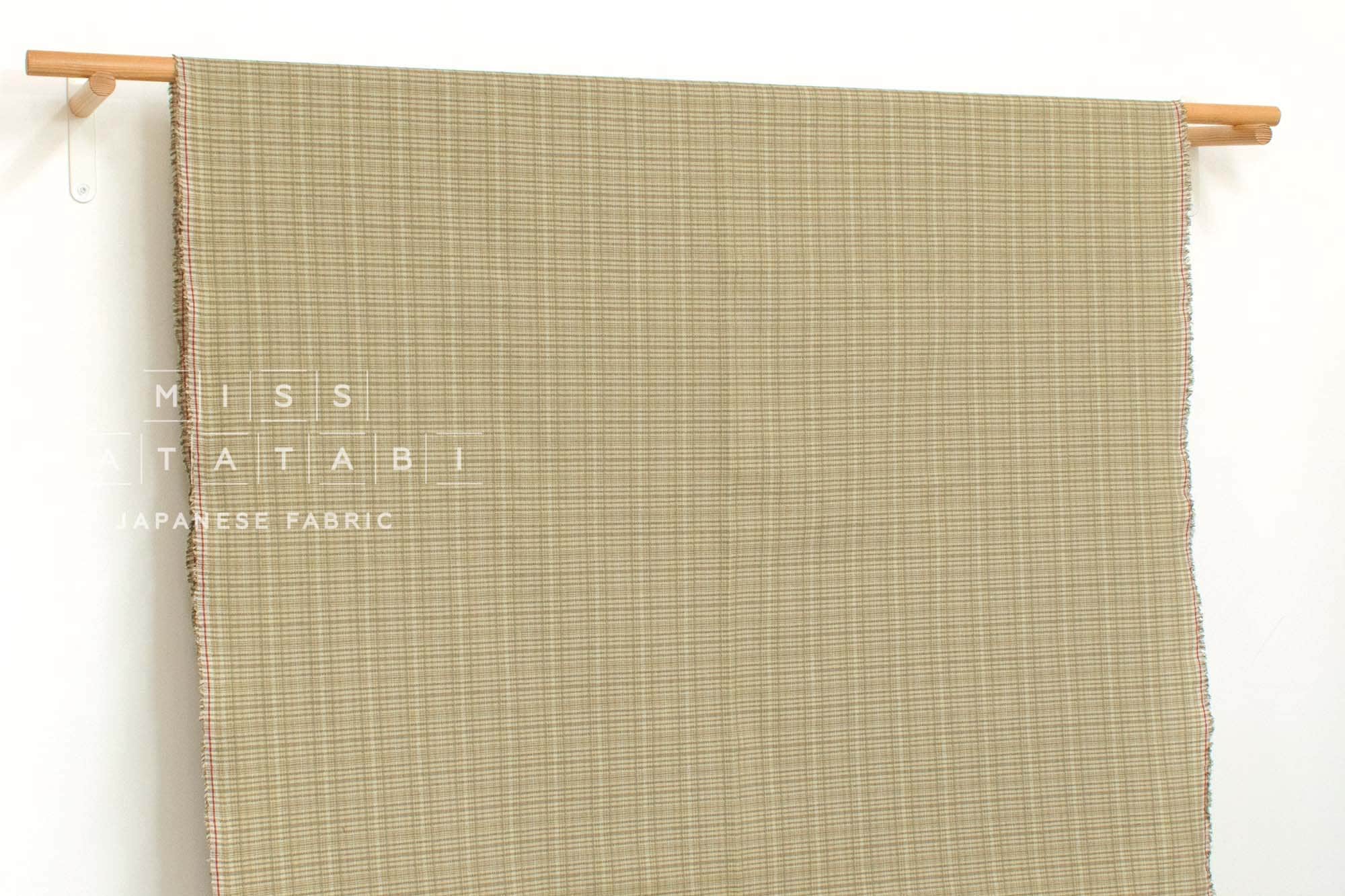 Japanese Fabric Yarn-Dyed Cotton Check - C - 50cm