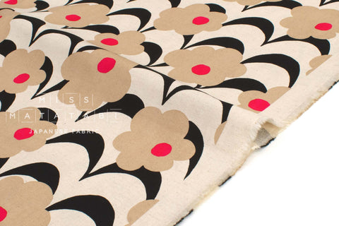 Japanese Cotton/Linen Crinkle Canvas - Black - Stonemountain