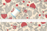 Japanese Fabric Linnea Strawberries - A - 50cm