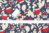 Japanese Fabric Linnea Strawberries - E - 50cm