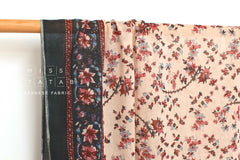 Hand Printed Indian Cotton Voile - B4 - 50cm