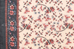 Hand Printed Indian Cotton Voile - B4 - 50cm