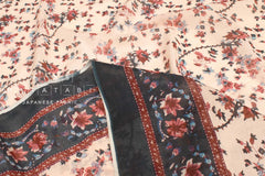 Hand Printed Indian Cotton Voile - B4 - 50cm