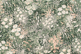 Japanese Fabric Corduroy Green Wall - B - 50cm
