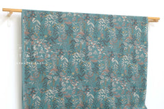 Japanese Fabric Corduroy Botanical - B - 50cm
