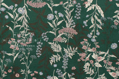 Japanese Fabric Corduroy Botanical - D - 50cm