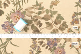 Japanese Fabric Corduroy Daisy Trail - A - 50cm