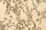 Japanese Fabric Corduroy Daisy Trail - A - 50cm