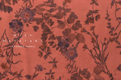 Japanese Fabric Corduroy Daisy Trail - C - 50cm