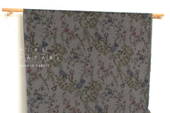Japanese Fabric Corduroy Daisy Trail - E - 50cm