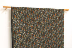 Japanese Fabric Corduroy Summer Floral - C - 50cm