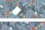 Japanese Fabric Corduroy Summer Floral - B - 50cm