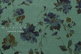 Japanese Fabric Corduroy Moody Floral - C - 50cm