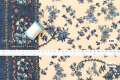 Hand Printed Indian Cotton Voile - B1 - 50cm