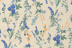 Japanese Fabric Corduroy Trailing Floral - A - 50cm