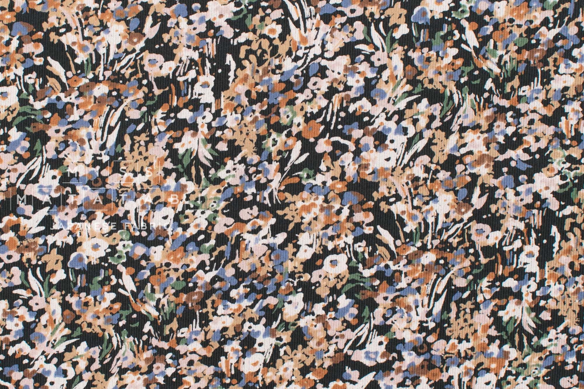 Japanese Fabric Corduroy Mountainside - E - 50cm