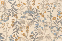 Japanese Fabric Corduroy Botanical - A - 50cm