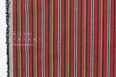 Japanese Fabric Yarn-Dyed Mikawa Momen Stripe - 10 - 50cm