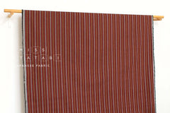 Japanese Fabric Yarn-Dyed Mikawa Momen Stripe - 10 - 50cm
