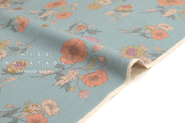 Japanese Fabric Astrid Floral - E - 50cm