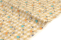Japanese Fabric Houndstooth Bulldog - C - 50cm