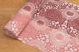 Shokunin Collection Hand-printed Chusen Japanese Yukata Fabric - kikukarasa - pink - 50cm