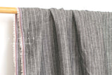 DEADSTOCK Japanese Fabric 100% Linen Stripes - 9002 - 50cm