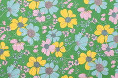 Japanese Fabric Shelly Retro Floral - D - 50cm