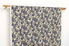 Japanese Fabric Indigo Garden - blue, cream - 50cm