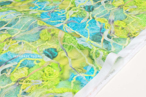 Japanese Fabric Fibre Collage - 50cm