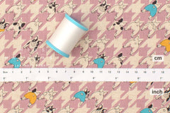 Japanese Fabric Houndstooth Bulldog - A - 50cm