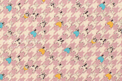 Japanese Fabric Houndstooth Bulldog - A - 50cm