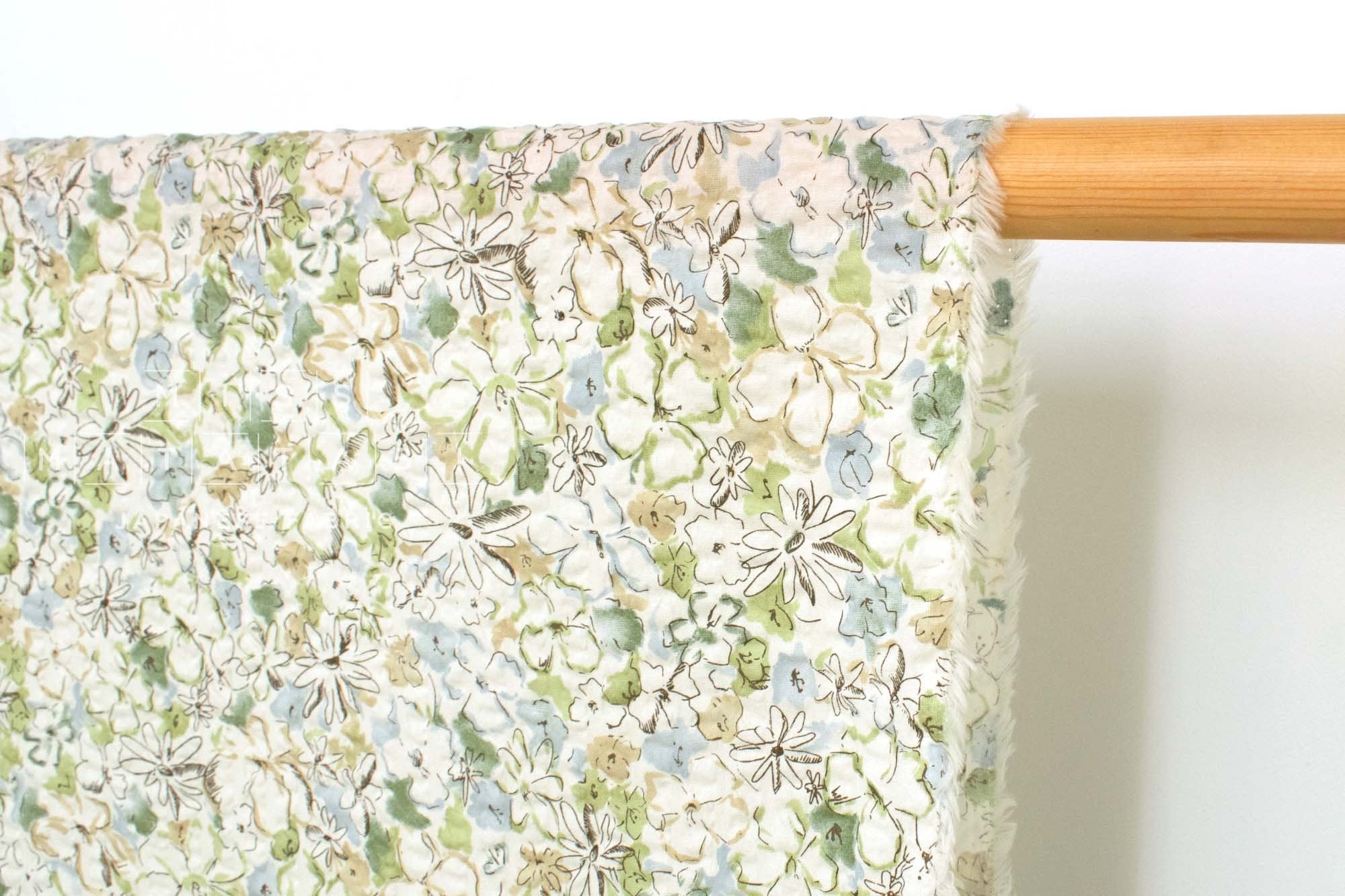Japanese Fabric Cotton Ripple Serena Floral - D - 50cm