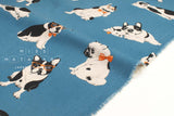 Japanese Fabric French Bulldogs - 50cm