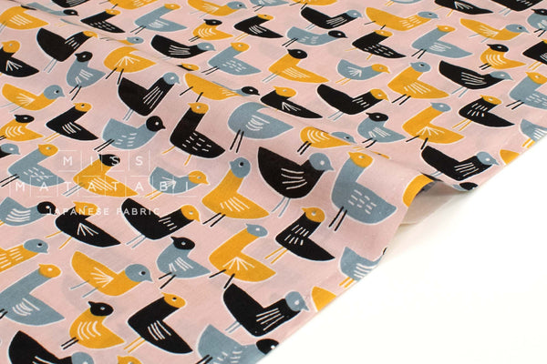 Japanese Fabric Look, a Bird! - C - 50cm