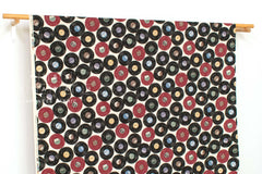 Japanese Fabric Vintage Vinyl Records - A - 50cm
