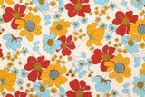 Japanese Fabric Shelly Retro Floral - A - 50cm