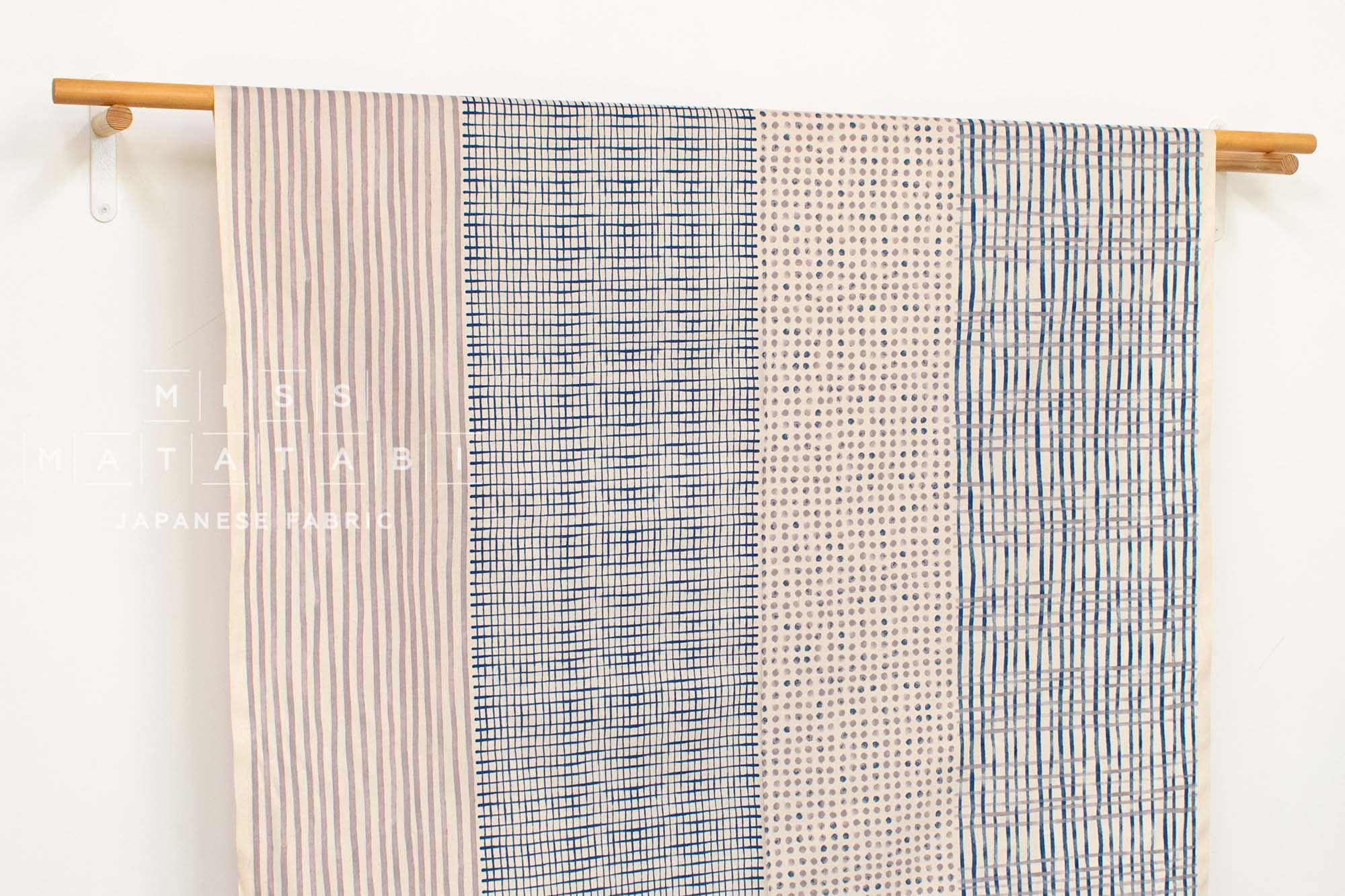 Japanese Fabric Multi Stripe - B4 - 50cm