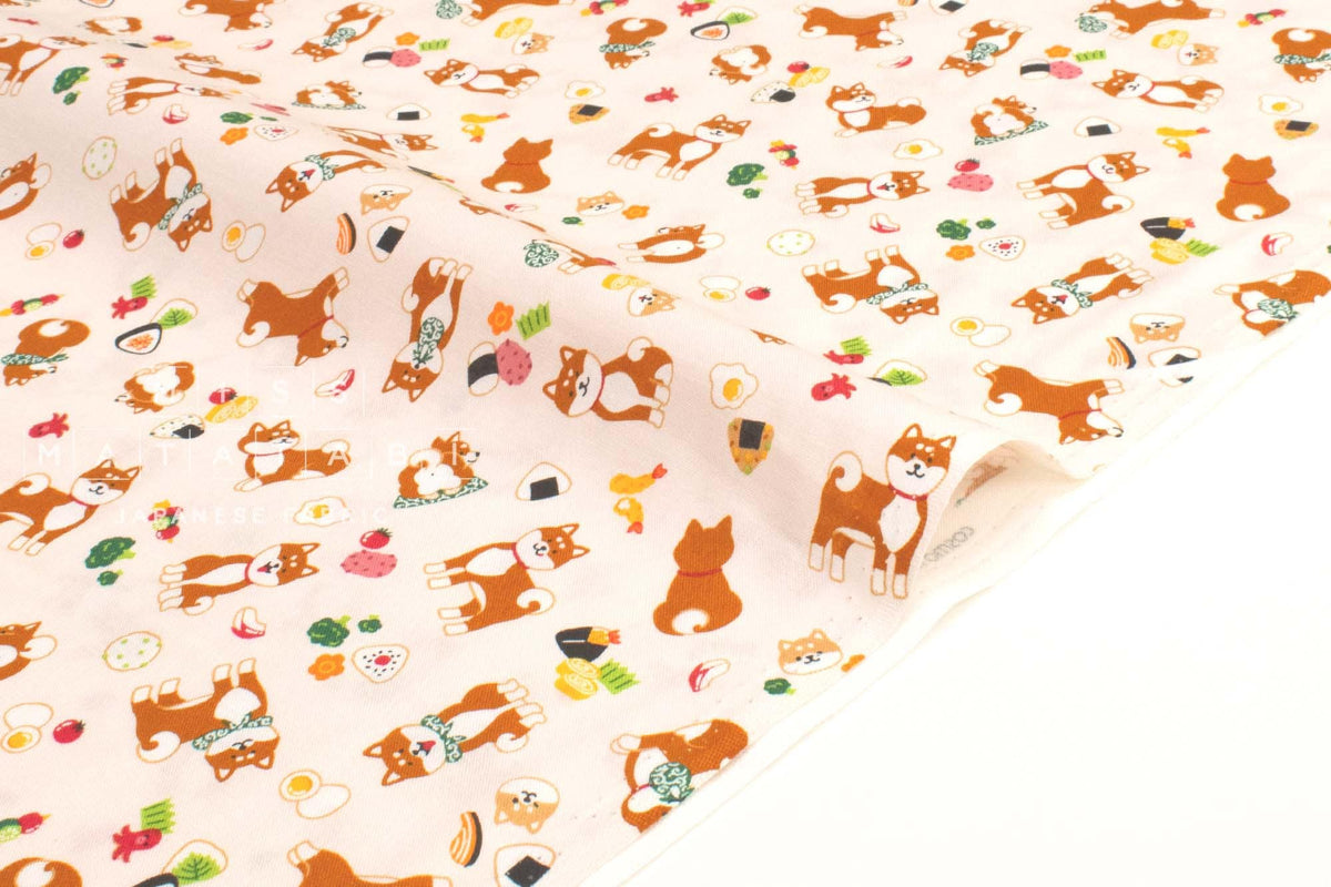 Japanese Fabric Shiba Inu and Onigiri II - 50cm