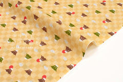 Japanese Fabric Mt Fuji in the Clouds - B - 50cm