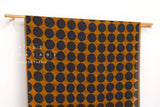 Japanese Fabric Spots Ripple Lawn - orange - 50cm