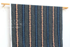 Japanese Fabric Corduroy Stone Path - navy blue - 50cm