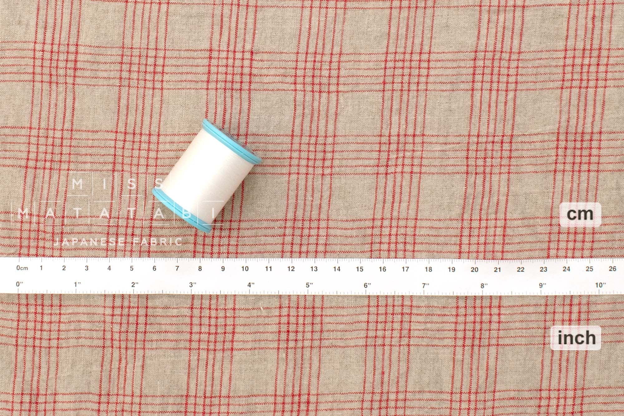 Japanese Fabric Shokunin Collection Yarn-dyed Azumadaki 91 - R3 - 50cm