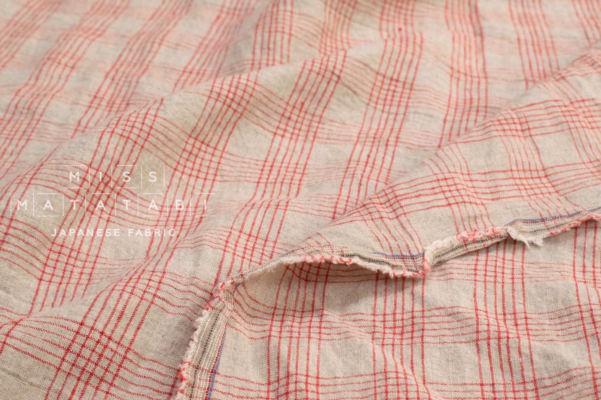 Japanese Fabric Shokunin Collection Yarn-dyed Azumadaki 91 - R3 - 50cm