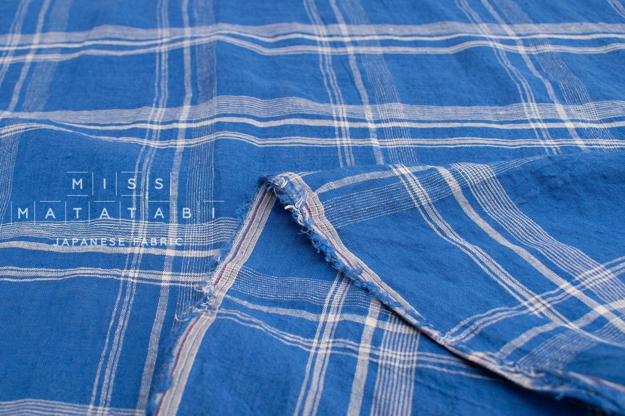 Japanese Fabric Shokunin Collection Yarn-dyed Azumadaki 91 - D - 50cm