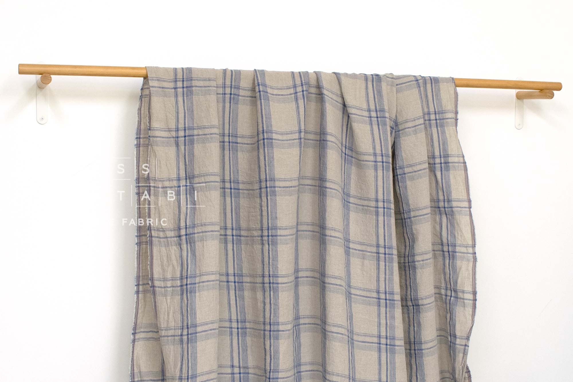 Japanese Fabric Shokunin Collection Yarn-dyed Azumadaki 91 - O - 50cm