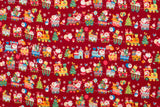 Japanese Fabric Kawaii Christmas with Santa - 50cm